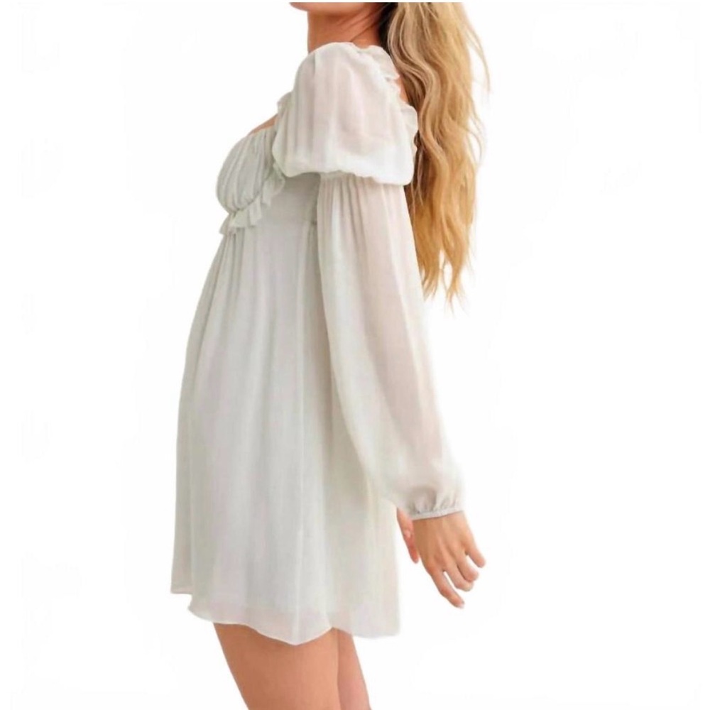 NWT Rumored Only You Mini Dress in Sage - Picture 8 of 16